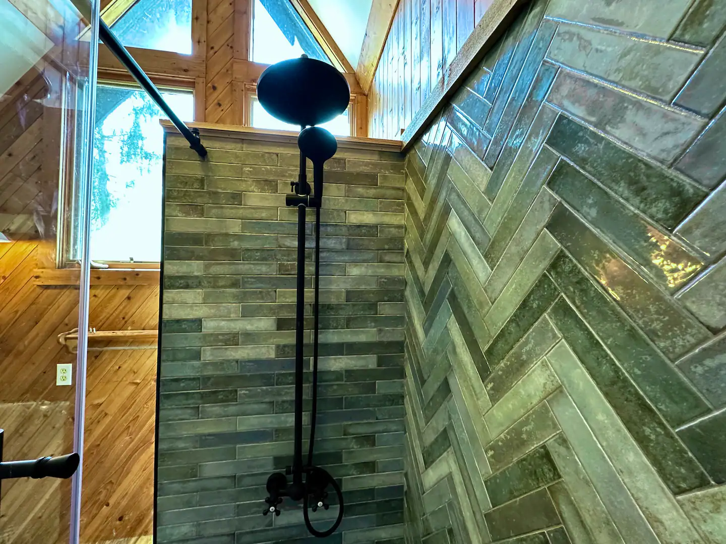 Handcrafted tile detail