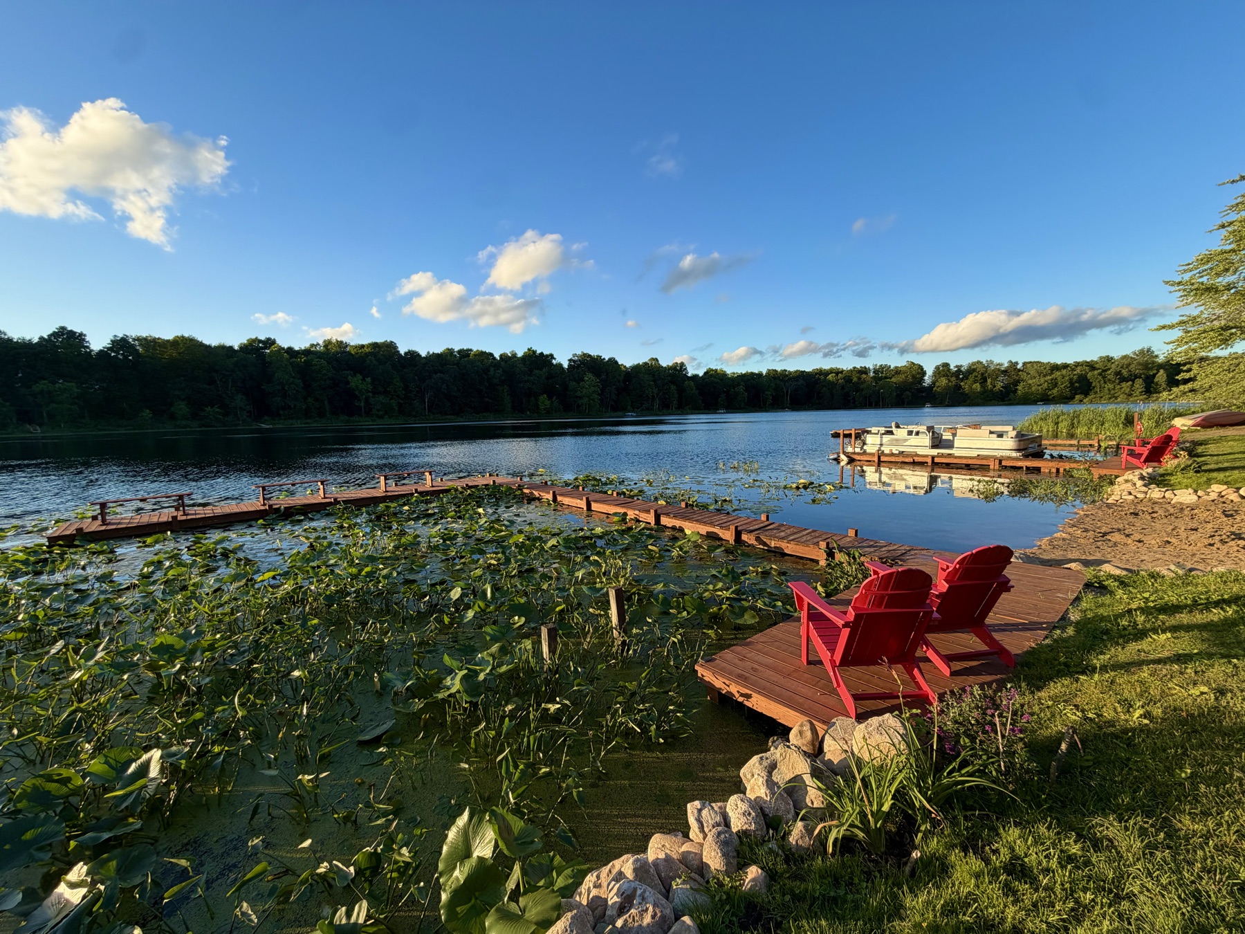 Golden hour at the dock