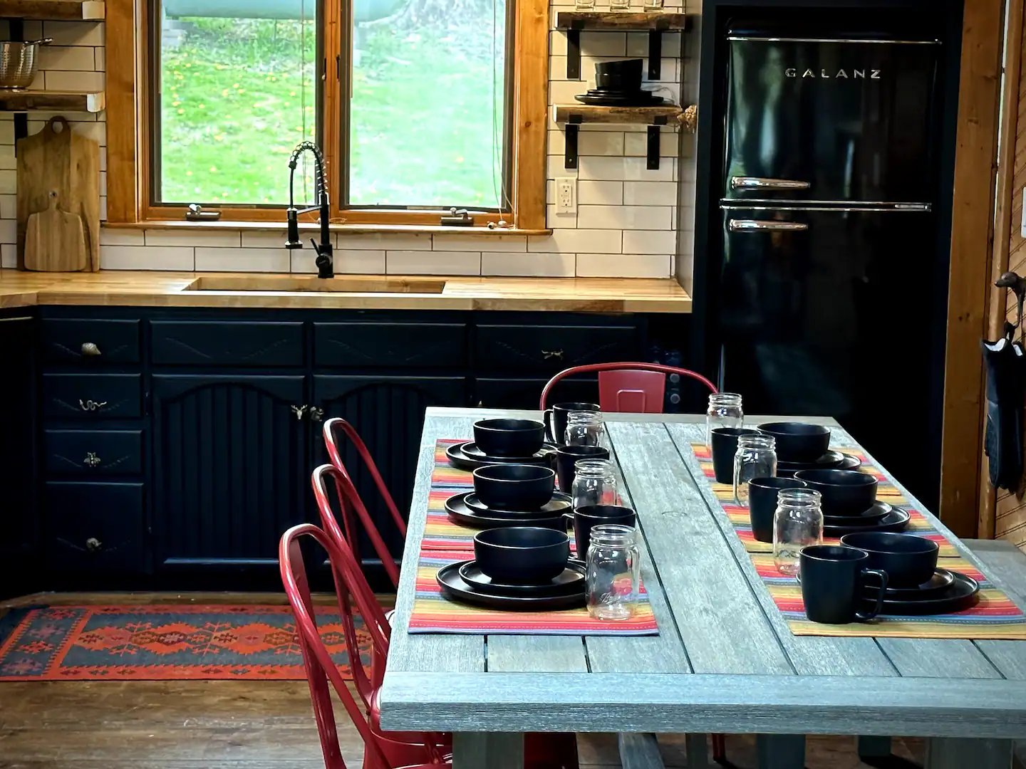 Kitchen and dining view