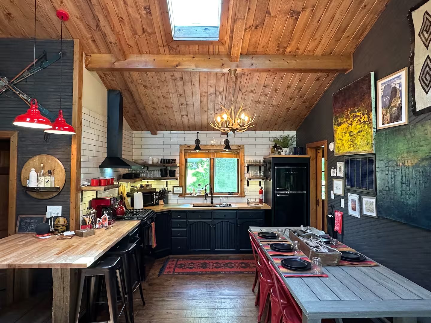 Kitchen and dining area